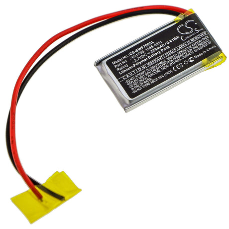 3.7V, Li-Polymer, 220mAh, Headset battery fits Sony, 1185-0911, Wf-c500 Charging Case, Wf-sb700 Charging Case, 0.81Wh Wireless Headset Cameron Sino Technology Limited