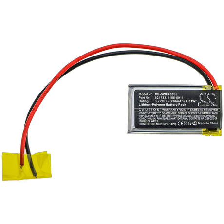 3.7V, Li-Polymer, 220mAh, Headset battery fits Sony, 1185-0911, Wf-c500 Charging Case, Wf-sb700 Charging Case, 0.81Wh Wireless Headset Cameron Sino Technology Limited