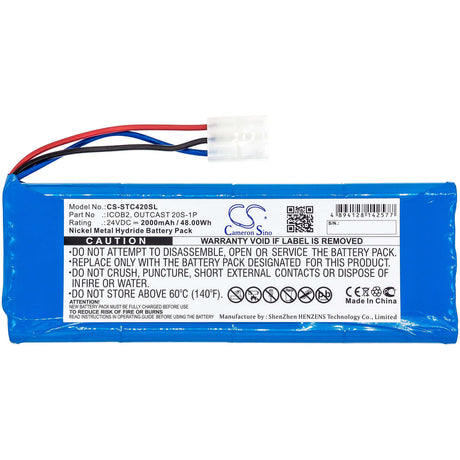 24V, Ni-MH, 2000mAh, Speaker battery fits Soundcast, Ico420, Ico421, 48.00Wh Speaker Cameron Sino Technology Limited