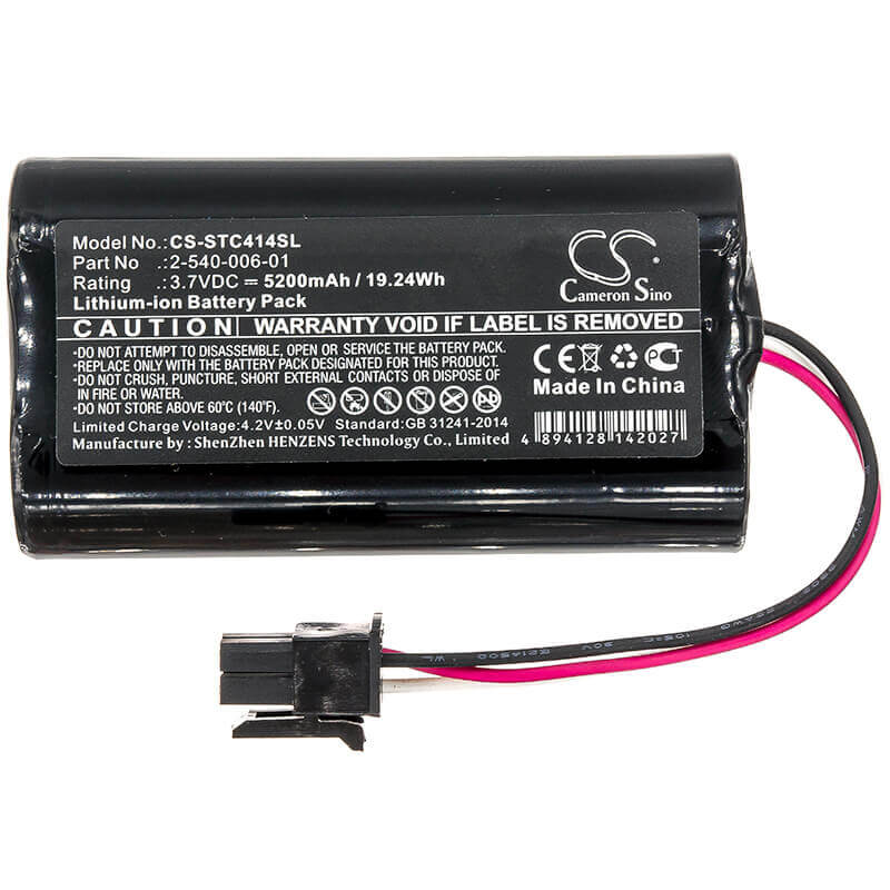 3.7V, Li-ion, 5200mAh, Speaker battery fits Soundcast, Mld414, Outcast Melody, 19.24Wh Speaker Cameron Sino Technology Limited