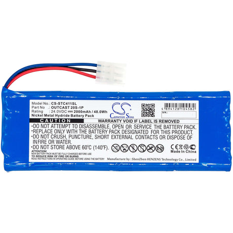 24.0V, Ni-MH, 2000mAh, Speaker battery fits Soundcast, Ico410, Ico410-4n, 48.00Wh Speaker Cameron Sino Technology Limited