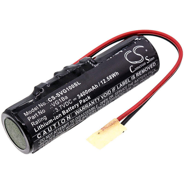3.7V, Li-ion, 3400mAh, Speaker battery fits Soundcast, Vg1, 12.58Wh Speaker Cameron Sino Technology Limited