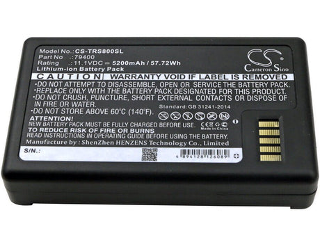 11.1V, Li-ion, 5200mAh, Equipment, Survey, Test battery fits Spectra, Trimble, 79400, Focus 35, 57.72Wh Equipment, Survey, Test Cameron Sino Technology Limited