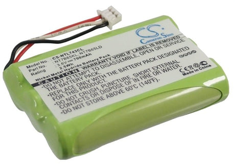 3.6V, Ni-MH, 700mAh, Cordless Phone battery fits Spectralink, Tiptel, Polycom, Nortel, Avaya, 84743411, Dect 30, Dect C45, 2.52Wh Cordless Phone Cameron Sino Technology Limited (Cordless Phone)