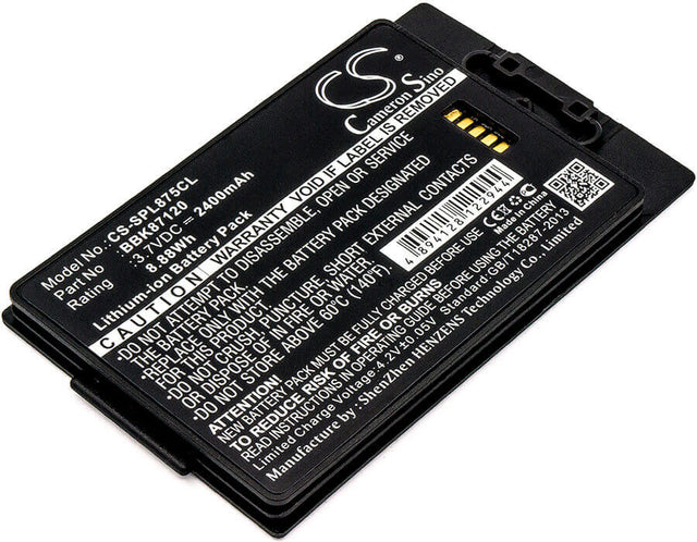 3.7V, Li-ion, 2400mAh, Cordless Phone battery fits Spectralink, Bbk87120, 8742, Pbl87420, 8.88Wh Cordless Phone Cameron Sino Technology Limited (Cordless Phone)
