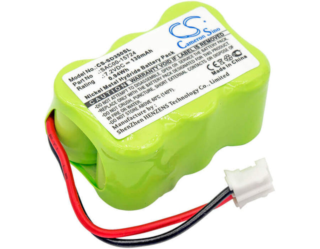 7.2V, Ni-MH, 130mAh, Dog Collar battery fits Sportdog, Sac00-15724, Fieldtrainer Sd-400, Fieldtrainer Sd-400s, 0.94Wh Dog Collar Cameron Sino Technology Limited
