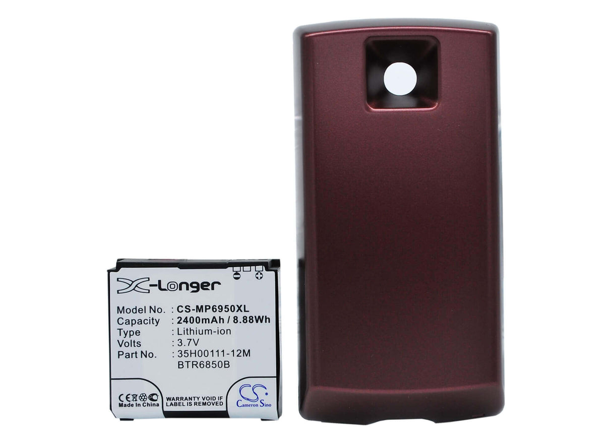 3.7V, Li-ion, 2400mAh, PDA battery fits Sprint, 35h00111-12m, Diamond Pro, Mp6590, 8.88Wh PDA, Pocket PC Cameron Sino Technology Limited