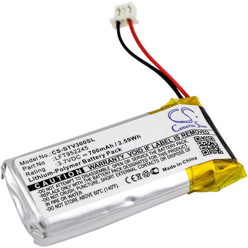 3.7V, Li-Polymer, 700mAh, Batterie de casque adaptée à Stageclix, Lft952245, Émetteur Jack V3, Émetteur Jack V4, 2.59Wh Casque sans fil Cameron Sino Technology Limited