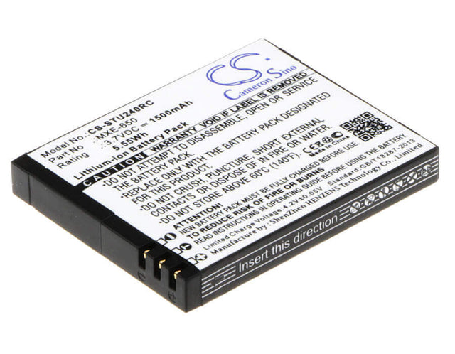 3.7V, Li-ion, 1500mAh, Hotspot battery fits Straight Talk, Tracfone, Mxe-650, Umx U240c, 5.55Wh Hotspot Cameron Sino Technology Limited