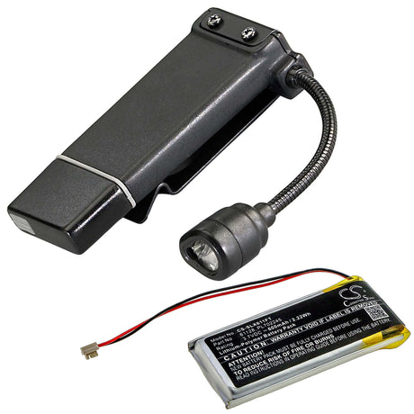 3.7V, Li-Polymer, 600mAh, Flashlight battery fits Streamlight, 61128, Clipmate Usb, 2.22Wh Flashlight Cameron Sino Technology Limited
