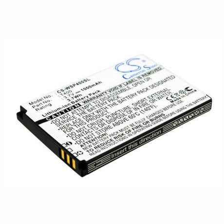 3.7V, Li-ion, 1000mAh, SmartPhone battery fits Swissvoice, T400, Mp40, 3.7Wh Mobile, SmartPhone Cameron Sino Technology Limited (Smartphone)