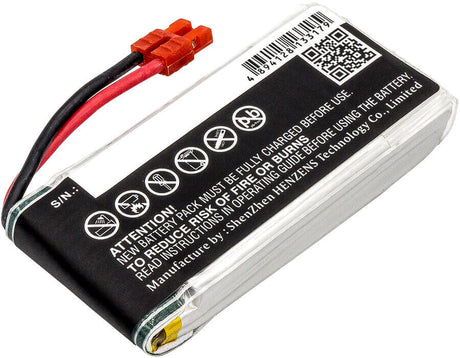 3.7V, Li-Polymer, 1200mAh, Drones battery fits Syma, Syma, X5hc, X5hw, 4.44Wh Drones Cameron Sino Technology Limited