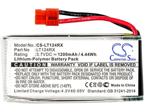 3.7V, Li-Polymer, 1200mAh, Drones battery fits Syma, Syma, X5hc, X5hw, 4.44Wh Drones Cameron Sino Technology Limited