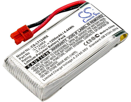3.7V, Li-Polymer, 1200mAh, Drones battery fits Syma, Syma, X5hc, X5hw, 4.44Wh Drones Cameron Sino Technology Limited
