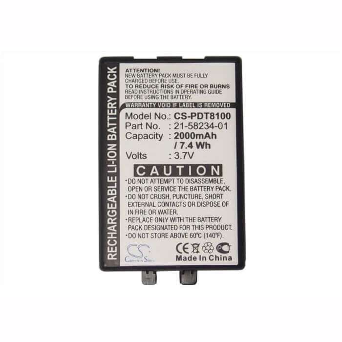 Barcode Scanner Battery For Symbol Pdt8100, Pdt8133, Pdt8137 3.7v, 2000mah - 7.40wh Barcode Scanner Cameron Sino Technology Limited