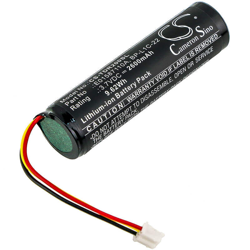 3.7V, Li-ion, 2600mAh, Media Player battery fits Tascam, Bp-l1c-22, Mp-gt1, 9.62Wh Media Player Cameron Sino Technology Limited
