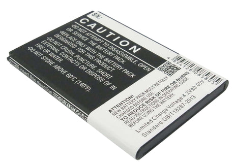 3.7V, Li-ion, 1700mAh, SmartPhone battery fits Tcl, Cab1500002c1, A510, D662, 6.29Wh Mobile, SmartPhone Cameron Sino Technology Limited (Suspended)