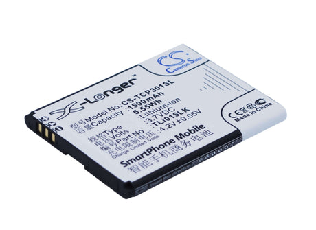3.7V, Li-ion, 1500mAh, SmartPhone battery fits Tcl, Tli015ja, J326t, P301m, 5.55Wh Mobile, SmartPhone Cameron Sino Technology Limited (Suspended)