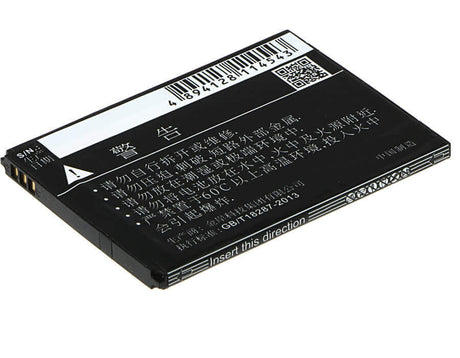 3.8V, Li-Polymer, 2300mAh, SmartPhone battery fits Tcl, Tlp020ld, P307l, P308l, 8.74Wh Mobile, SmartPhone Cameron Sino Technology Limited (Smartphone)