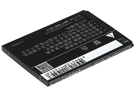 3.8V, Li-Polymer, 2300mAh, SmartPhone battery fits Tcl, Tlp020ld, P307l, P308l, 8.74Wh Mobile, SmartPhone Cameron Sino Technology Limited (Smartphone)