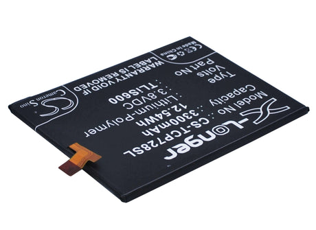 3.8V, Li-Polymer, 3300mAh, SmartPhone battery fits Umi, Tcl, Alcatel, Li3834t43p6h886740, One Touch Flash Plus, Ot-7054, 12.54Wh Mobile, SmartPhone Cameron Sino Technology Limited (Smartphone)