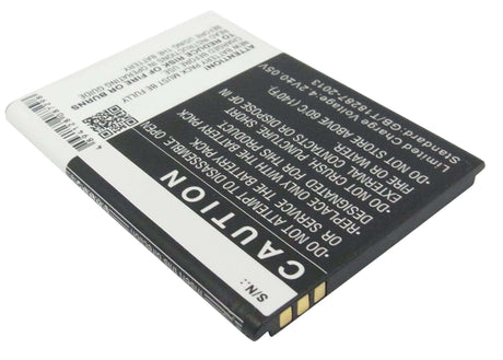 3.7V, Li-ion, 1450mAh, SmartPhone battery fits Tcl, Cab14e0000c1, E708, S300t, 5.37Wh Mobile, SmartPhone Cameron Sino Technology Limited (Smartphone)