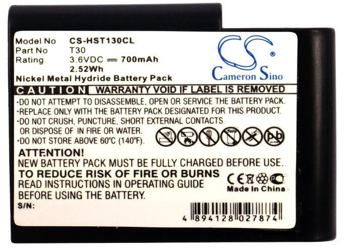 Battery For Telekom, Ellepi Pocket, T-plus Sinus 3.6v, 700mah - 2.52wh Batteries for Electronics Cameron Sino Technology Limited (Suspended)   