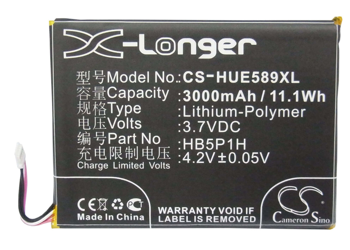 3.7V, Li-Polymer, 3000mAh, Hotspot battery fits Optus, Telekom, Huawei, Hb5p1h, E5776, E5776s, 11.10Wh Hotspot Cameron Sino Technology Limited