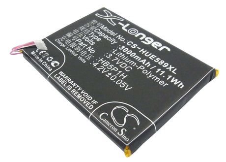 3.7V, Li-Polymer, 3000mAh, Hotspot battery fits Optus, Telekom, Huawei, Hb5p1h, E5776, E5776s, 11.10Wh Hotspot Cameron Sino Technology Limited