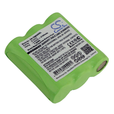 3.6V, Ni-MH, 2100mAh, Equipment battery fits Teletronic, E-0372, P-0372, Tsm 2002, 7.56Wh Equipment, Survey, Test Cameron Sino Technology Limited