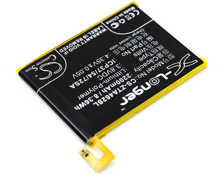 3.8V, Li-Polymer, 2200mAh, SmartPhone battery fits Zte, Telstra, 365371plv, 4gx Plus, 8.36Wh Mobile, SmartPhone Cameron Sino Technology Limited (Smartphone)