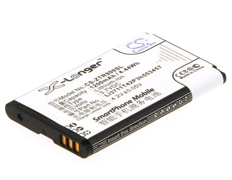 3.7V, Li-ion, 1200mAh, SmartPhone battery fits Telstra, Li3711t42p3h553457, R90 Tough, Racer X850, 4.44Wh Mobile, SmartPhone Cameron Sino Technology Limited (Smartphone)