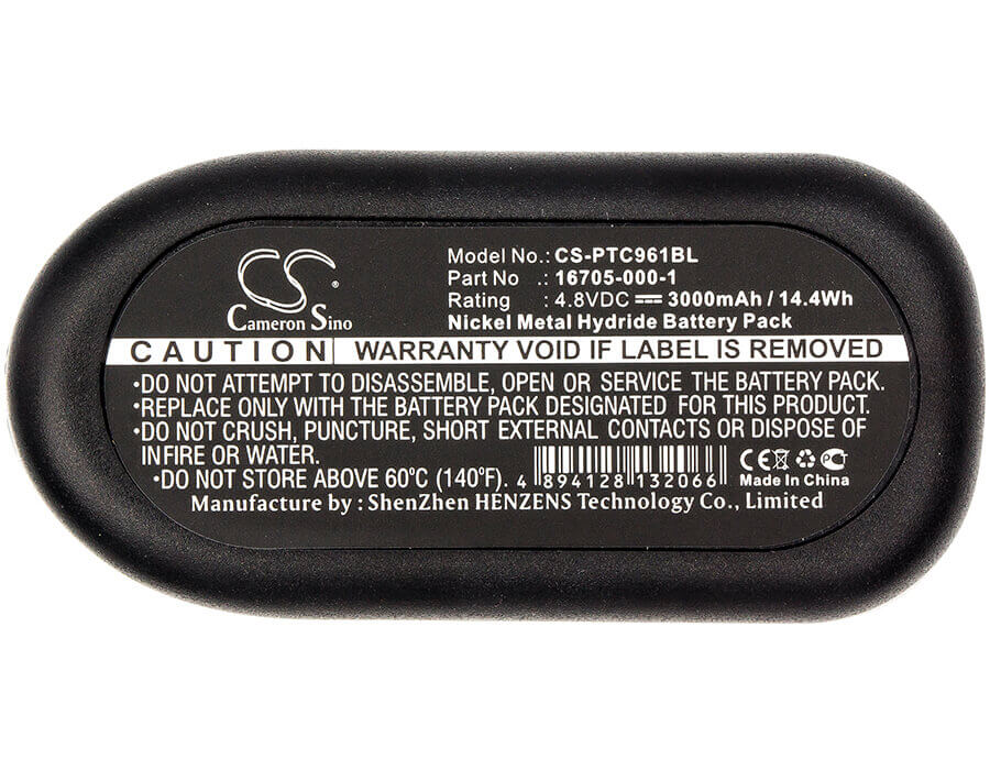 Battery For Telxon, Ptc960xds, Ptc-960xds 4.8v, 3000mah - 14.40wh Barcode Scanner Cameron Sino Technology Limited (Suspended)