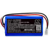7.4V, Li-ion, 3400mAh, Medical battery fits Terumo, 110841, Te-lf600, Te-ss700, 25.16Wh Medical Cameron Sino Technology Limited (Medical)
