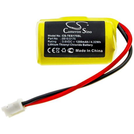 3.6V, Li-SOCl2, 1200mAh, Equipment battery fits Testo, 0515 0175, 175-H1, 175-h2, 4.32Wh Equipment, Survey, Test Cameron Sino Technology Limited