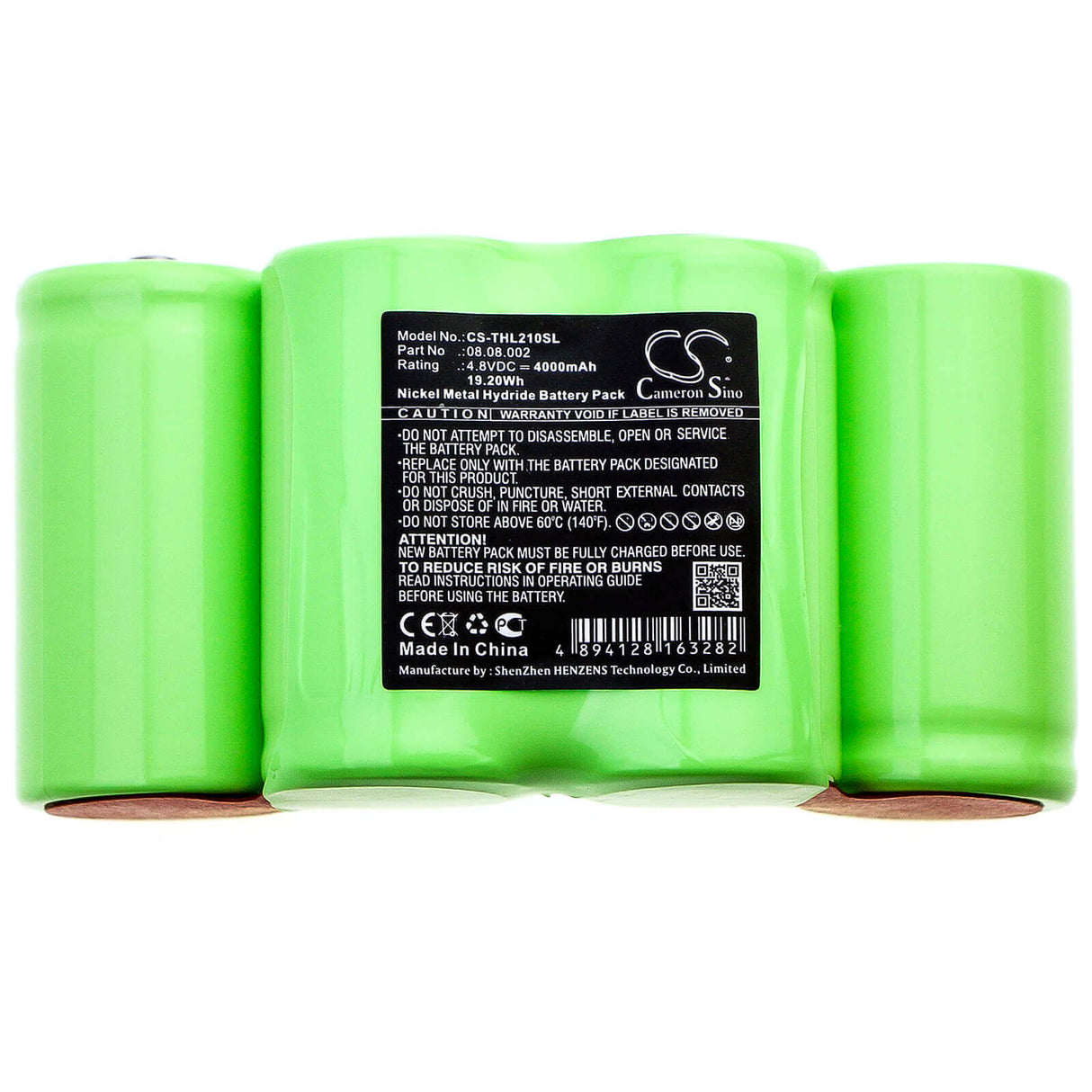 4.8V, Ni-MH, 4000mAh, Equipment battery fits Theis, 08.08.002, TAL Evolution (200), Tal S, 19.2Wh Equipment, Survey, Test Cameron Sino Technology Limited
