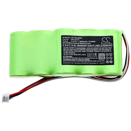 6.0V, Ni-MH, 3000mAh, Equipment battery fits Theis, N04-05.02, TPL-2N, Tpl-h, 18Wh Equipment, Survey, Test Cameron Sino Technology Limited