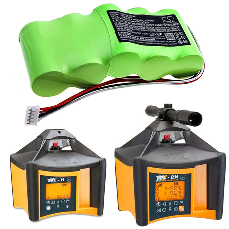 6.0V, Ni-MH, 3000mAh, Equipment battery fits Theis, N04-05.02, TPL-2N, Tpl-h, 18Wh Equipment, Survey, Test Cameron Sino Technology Limited