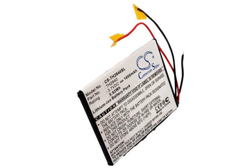 3.7V, Li-ion, 1600mAh, Media Player battery fits Thomson, Pmpth2840, Pdp2840 Mp3 Player, 5.92Wh Media Player Cameron Sino Technology Limited