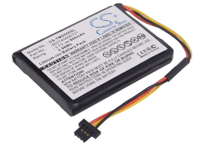 3.7V, Li-ion, 800mAh, GPS battery fits Tomtom, 6027a0090721, 1ef0.017.03, 1et0.052.09, 2.96Wh GPS, Navigator Cameron Sino Technology Limited