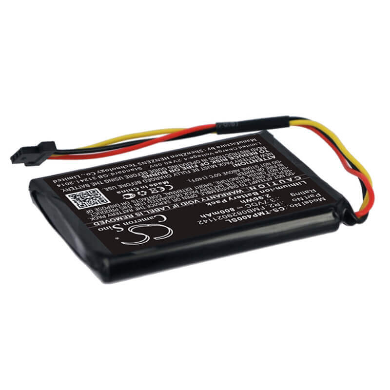 3.7V, Li-ion, 800mAh, GPS battery fits Tomtom, 6027a0090721, 340s Live Xl, 4eg0.001.08, 2.96Wh GPS, Navigator Cameron Sino Technology Limited