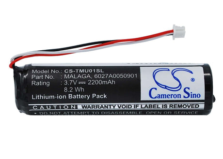 3.7V, Li-ion, 2200mAh, GPS battery fits Tomtom, 6027a0050901, 4gc01, 4k00.001, 8.14Wh GPS, Navigator Cameron Sino Technology Limited