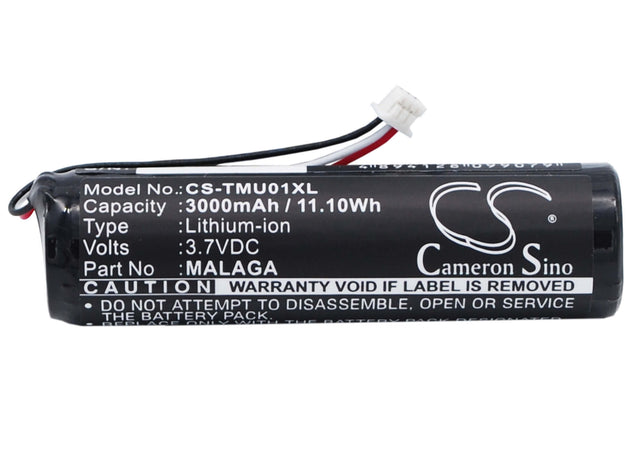 3.7V, Li-ion, 3000mAh, GPS battery fits Tomtom, 6027a0050901, 4gc01, 4k00.001, 11.1Wh GPS, Navigator Cameron Sino Technology Limited