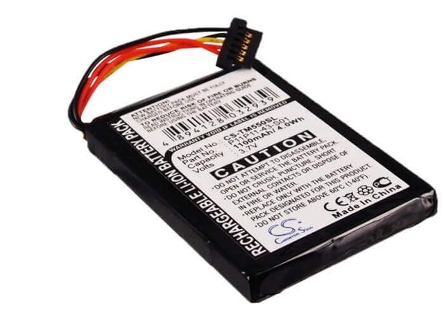 3,7V, Li-ion, 1100mAh, batterie GPS compatible avec Tomtom, P11p11-43-s01, 8cp5.011.11, Go 550 Live, 4,07Wh GPS, Navigator Cameron Sino Technology Limited