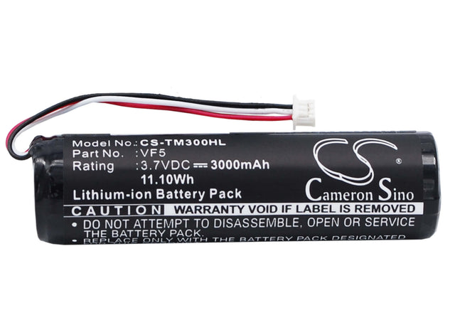 3.7V, Li-ion, 3000mAh, GPS battery fits Tomtom, Vf5, Go 300, Go 400, 11.1Wh GPS, Navigator Cameron Sino Technology Limited