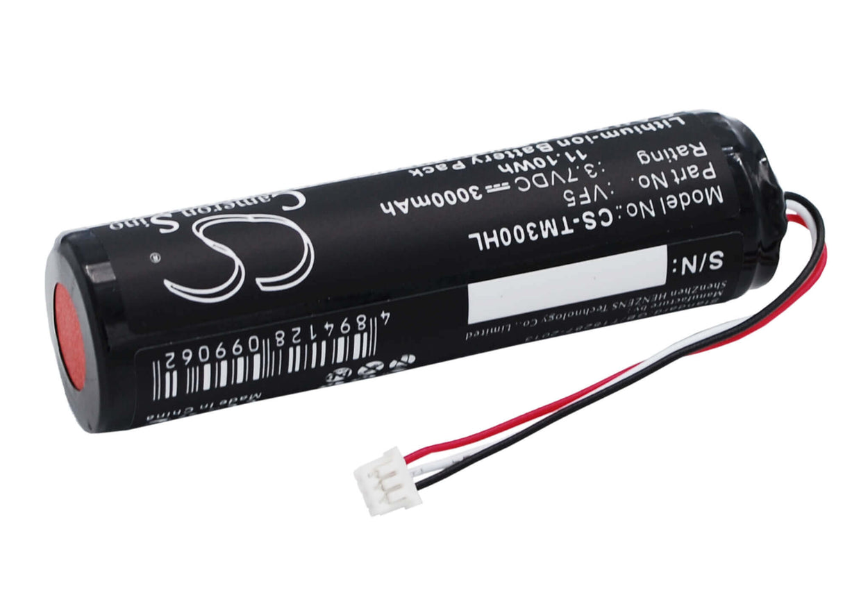 3.7V, Li-ion, 3000mAh, GPS battery fits Tomtom, Vf5, Go 300, Go 400, 11.1Wh GPS, Navigator Cameron Sino Technology Limited