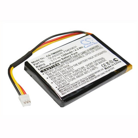 3.7V, Li-Polymer, 1350mAh, GPS battery fits Tomtom, F54629631, One V1, 5Wh GPS, Navigator Cameron Sino Technology Limited