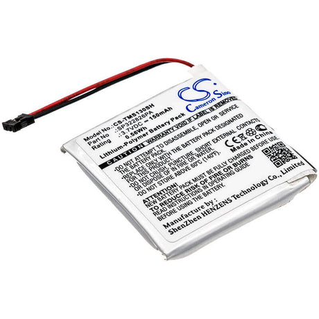 3.7V, Li-Polymer, 150mAh, Smartwatch battery fits Tomtom, Sp322826pa, Spark 3, Spark 3 Gps, 0.56Wh Smartwatch Cameron Sino Technology Limited