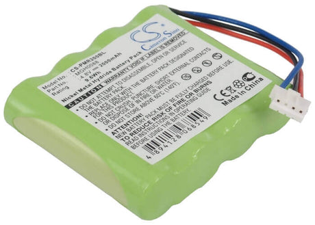4.8V, Ni-MH, 2000mAh, Payment Terminal battery fits Topcard, Mgh0088, Pmr 200, Pmr200, 9.6Wh Payment Terminal Cameron Sino Technology Limited