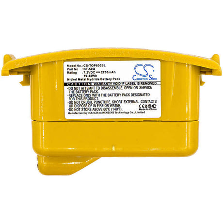 7.2V, Ni-MH, 2700mAh, Equipment battery fits Topcon, Bt-50q, GTS-600, Gts-601, 19.44Wh Equipment, Survey, Test Cameron Sino Technology Limited